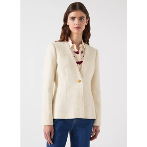 LK Bennett Chloe Tweed Single Breasted Jacket